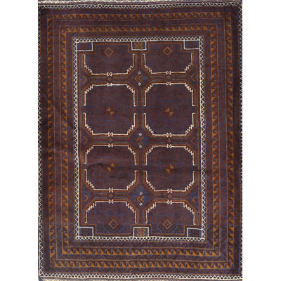 Tapis rouge / orange Southwestern