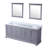 Dukes 80 in. W x 22 in. D White Double Bath Vanity, and 30 in. Mirrors-66637727-112872591