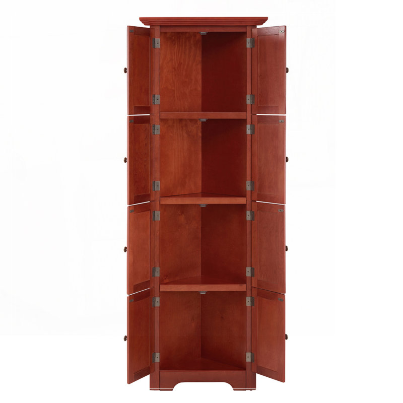 Armoire de rangement 72 po, Cerisier