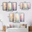 «Coral Trees Romantic Impression», 3 pièces sur toile-672397374-672397375