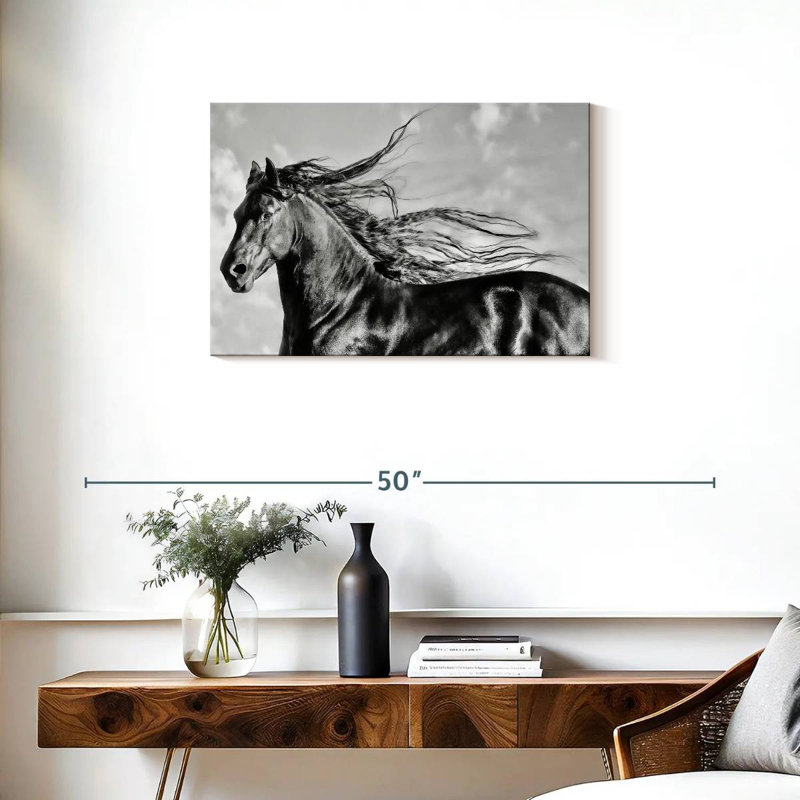 Wind Blown Mane III, 20" H x 30" W