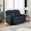 Orka 1+2+3 Seater Fabric Manual Recliner Living Room Sets Set Blue-1238470786