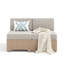 2-seat Outdoor Conversation Patio Sofa With Rattan