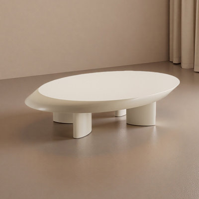 Table basse ovale en bois Simplicity