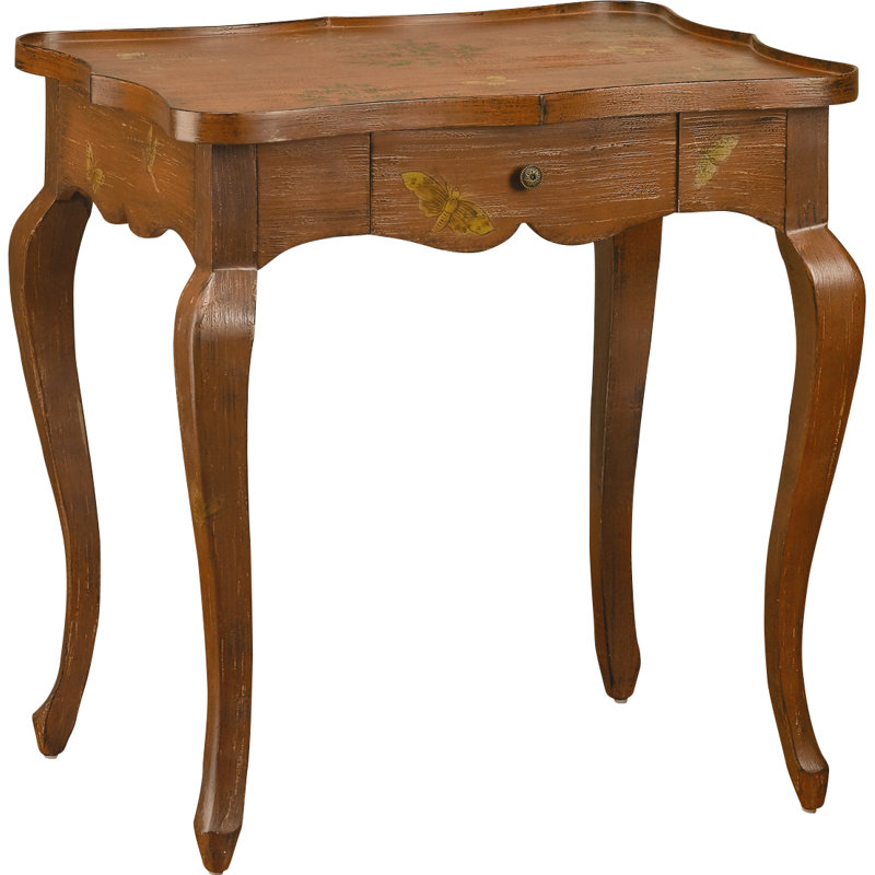 Tray Top End Table with Storage