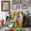 Jeté 1 pièce en sherpa B Playful Doodled Rainbow-1050798278