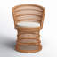 Fauteuil d'appoint pivotant avec coussin Rochellt-1095217299