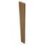 Paravent rotatif à lattes en bois 106,5 po x 4,5 po x 1 po - Cloison d'intimité réglable avec lattes rotatives indépendantes et finition grain de bois de qualité supérieure-310468496