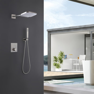Complete Shower System with Rain Shower Heads
