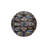 Black Blue Tone Floral Knotted Woven Base Washable Carpet-1402126846