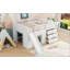 Lit mezzanine double pleine grandeur avec glissade