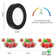 3 Pack 4000K Mini Puck Light with Wireless Dimmer 12V 2W/pc for Under Cabinet Lighting