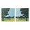 Silhouette of Trees In Meadow Landscape par June Erica Vess, ensemble de 2 reproductions d'art sur toile