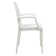 Mace Stackable Plastic Dining Armchair with Weave Design
