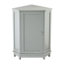 Élégante armoire de salle de bain grise