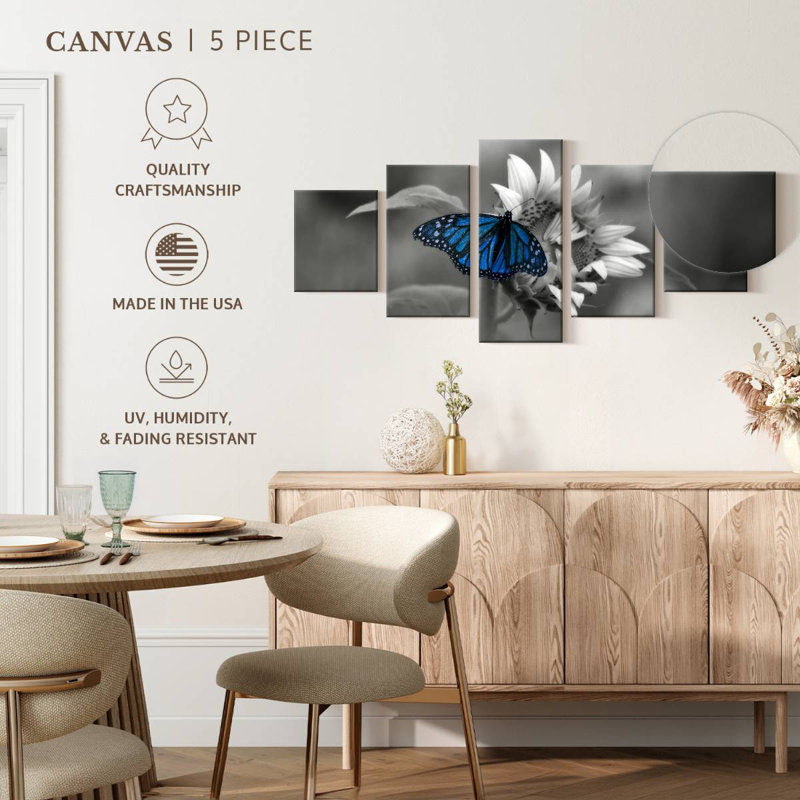 Brampt Butterfly Pop, 42" H x 92" W
