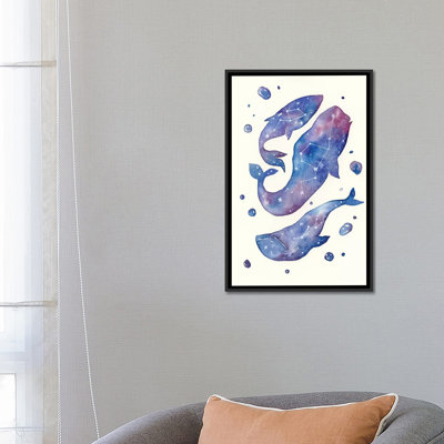 « star baleines », reproduction sur toile