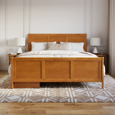 Portland Platform Bed with Matching Footboard & Storage Drawers