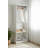 32" White Wood Walk-In Closet With One Rod