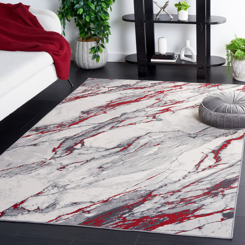 Fonta Performance Abstract Rug, Rectangle 5'3" x 7'6"