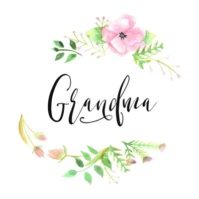 Grand-mère florale