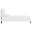  Grand lit plateforme Performance en velours blanc-38867222