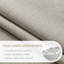 Faux Linen Blackout Curtain Panel Pair