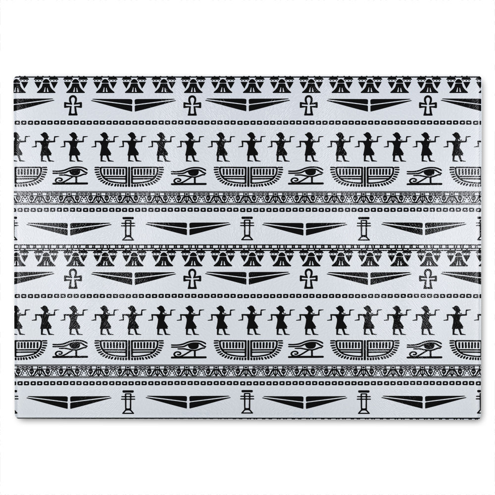 Tribal Egyptian Art Glass Chopping Board