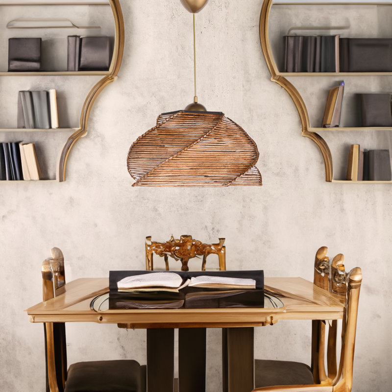 Lustre Kulle, Vieilli, H 7,1 po x l 14,2 po x P 14,2 po