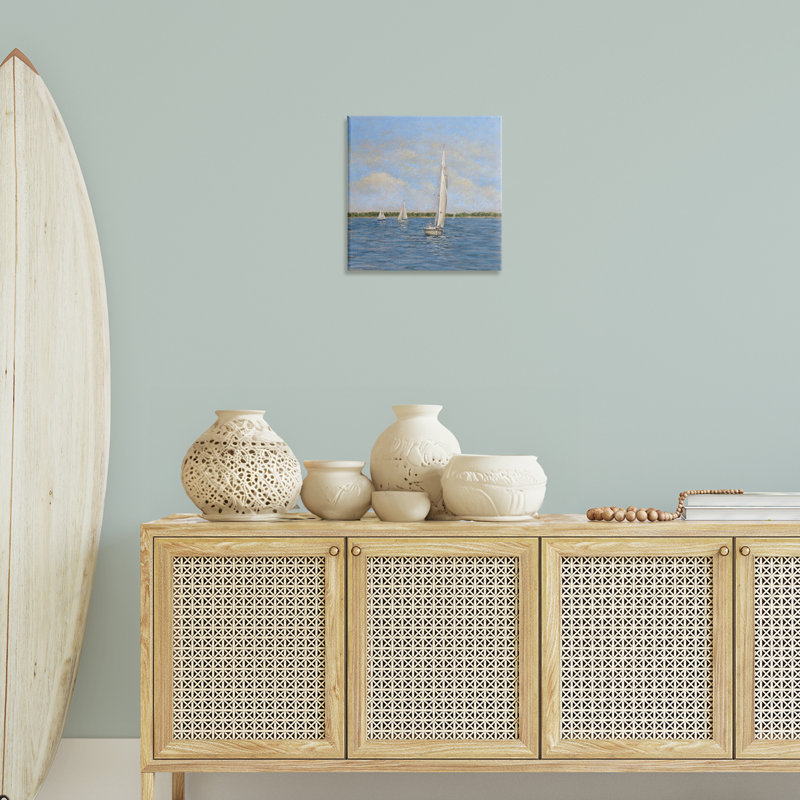 Art mural sur toile «Summer Waves» par Tim Coffey, H 17 po x l 17 po