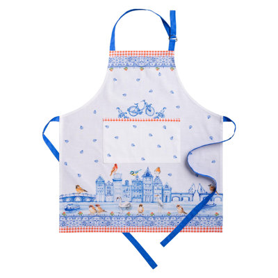 Tablier pour femme avec poche 100% coton 27,50 po x 31,50 po Maison d'Hermine