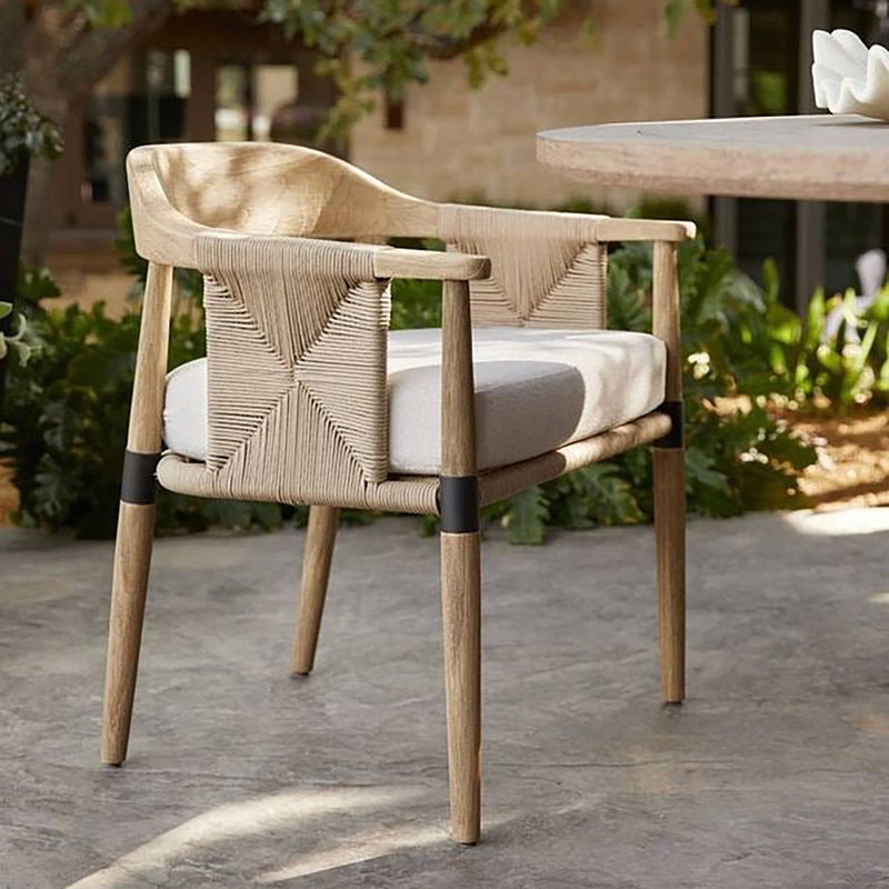 Hydra Teak Dining Chair with Performance Fabric