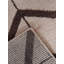 Tapis d'intérieur rectangulaire en laine beige et marron, fait main, à motifs géométriques et noué à la main-1242806206