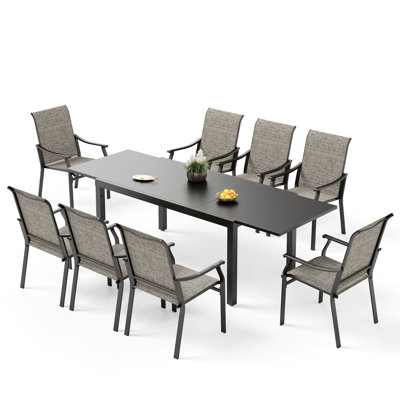 Basima Rectangular Outdoor Dining Set