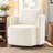 29.9" Upholstered Barrel Accent Chair with 360° Swivel Base for Living Room, Bedroom, Office or Hotel-1101887913