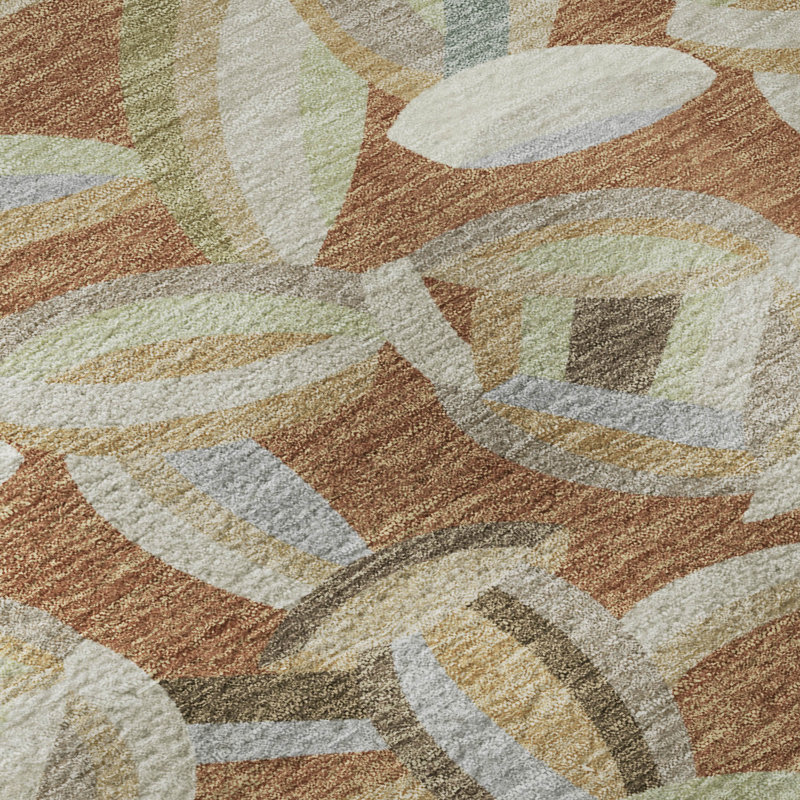 Tapis décontracté de qualité supérieure Mayfield AMF2454, Paprika, 10 pi x 14 pi