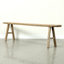 Lily's Living Vintage Noodle Bench, Weathered Natural Wood Finish -830513444