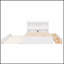 Lit plateforme avec rangement et tablettes coulissantes, lit gigogne et 2 tiroirs pour une organisation et un confort accrus-575943857
