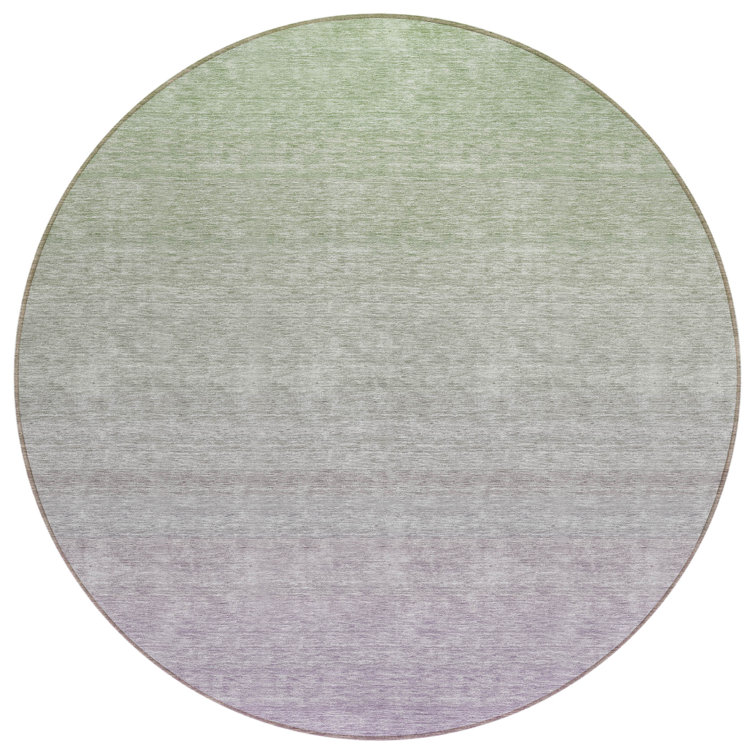 Zoiea Washable Ombre Indoor / Outdoor Rug
