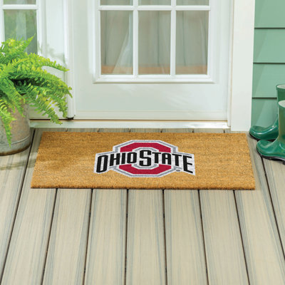 Ohio State University Large Full Color Coir Mat, 36"x24"
