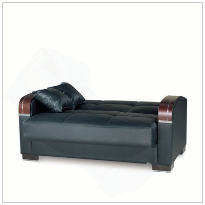 Causeuse convertible rembourrée avec rangement