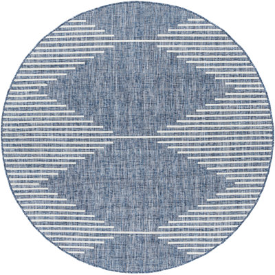 Tapis intérieur / extérieur bleu Irielle
