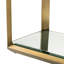 Callum 59'' W Glass Console Table