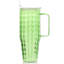Tasse de 40 oz à motif de losanges borosilicatés avec poignée et paille-549991725
