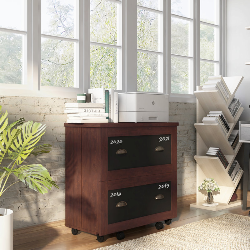 Zakhar 31.5'' Wide 2 -Drawer Mobile File Cabinet