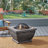 Light-Weight Concrete Wood Burning Square Fire Pit