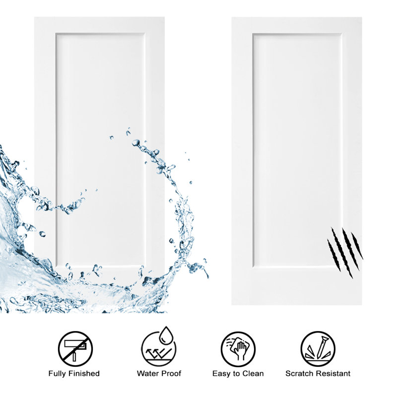 Dalle de porte intérieure 1 panneau, 30 po x 80 po