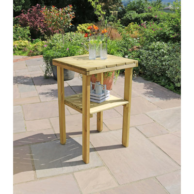 Frystown Rectangular Outdoor Side Table , 645.16cm cm W 147.32cm cm D