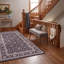 Tapis Cove2 traditionnel à motif floral intégral gris ivoire beige, lavable à la machine, antidérapant, à poils courts, pour l'intérieur et l'extérieur, adapté aux animaux domestiques, idéal pour le salon, la chambre, la salle à manger, l'entrée, le corridor ou le bureau.-2020639869