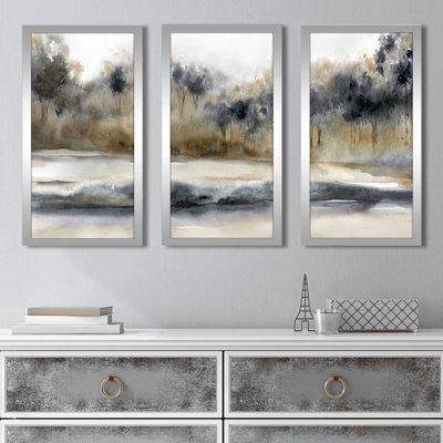 " Silent River " by Carol Robinson 3 - Pieces
